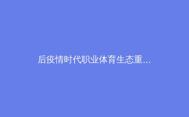 后疫情时代职业体育生态重构：数字转型与社区价值的双重变革